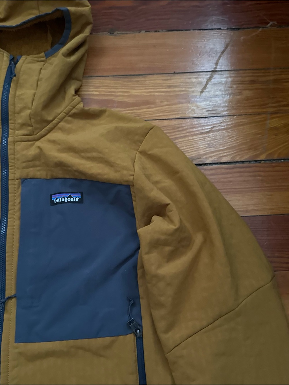 Patagonia R2 TechFace Hoody Jacket Men’s Medium Raptor Brown - Picture 6 of 7